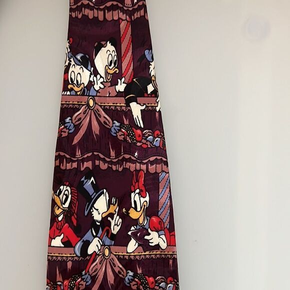 ‎Disney Leeds International 100% Silk Tie Made In Italy - Picture 4 of 9